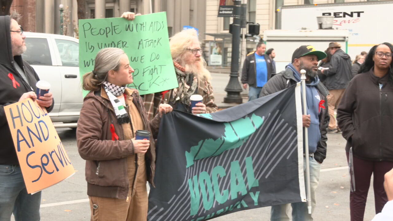 World AIDS Day rally 12-1-23